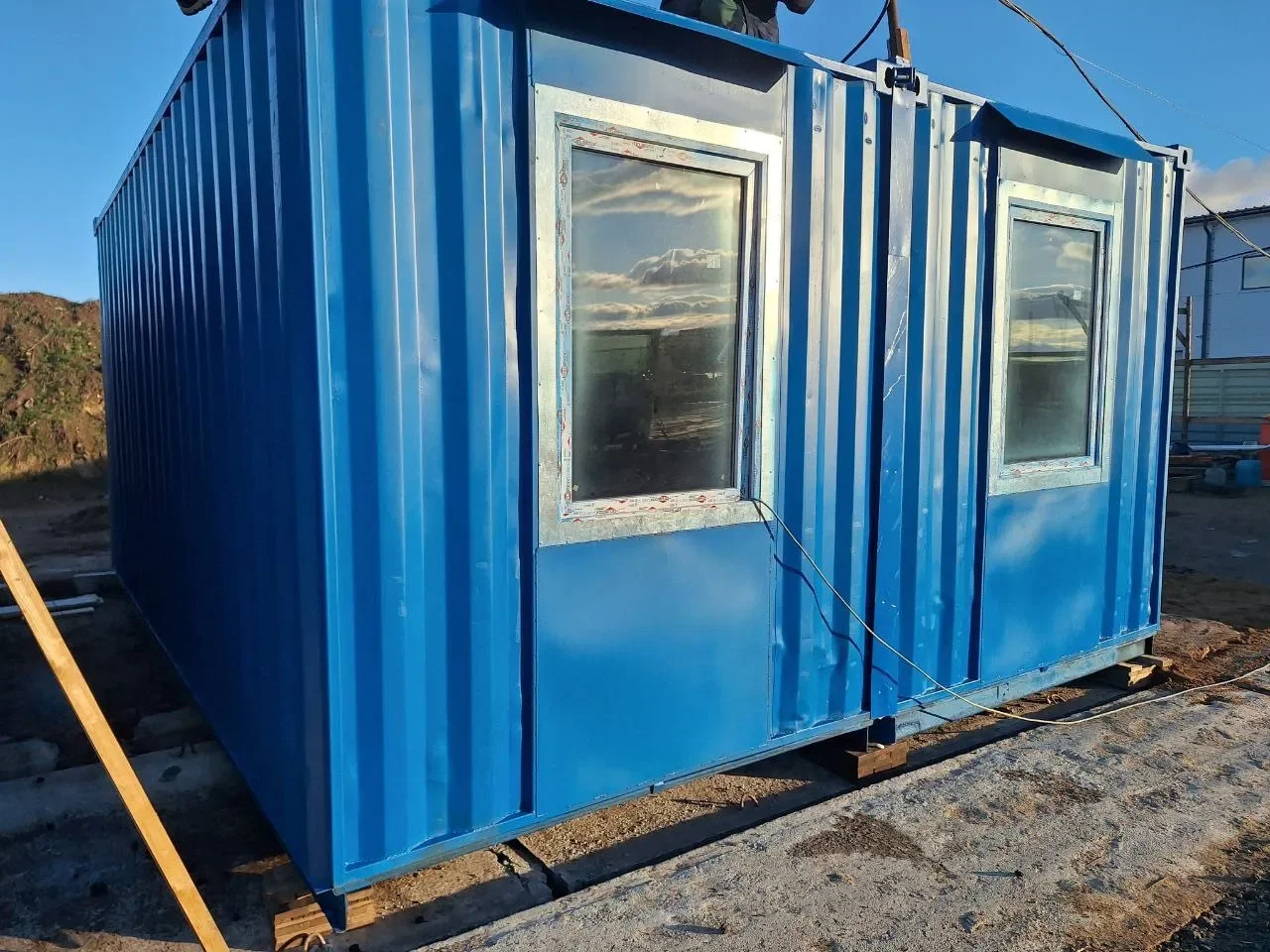 Утеплённый штаб стройки 6×4.9 м – бытовка продажа Минск. 2